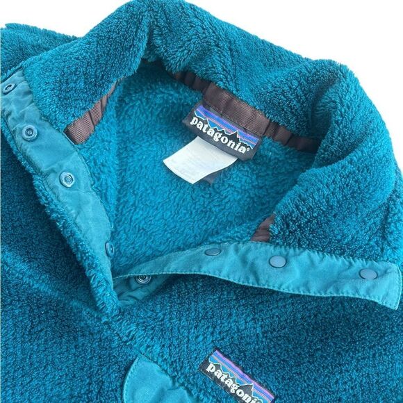 Patagonia Women’s Snap-T Pullover Fleece - Teal, Size XS, Excellent Condition - Picture 4 of 4